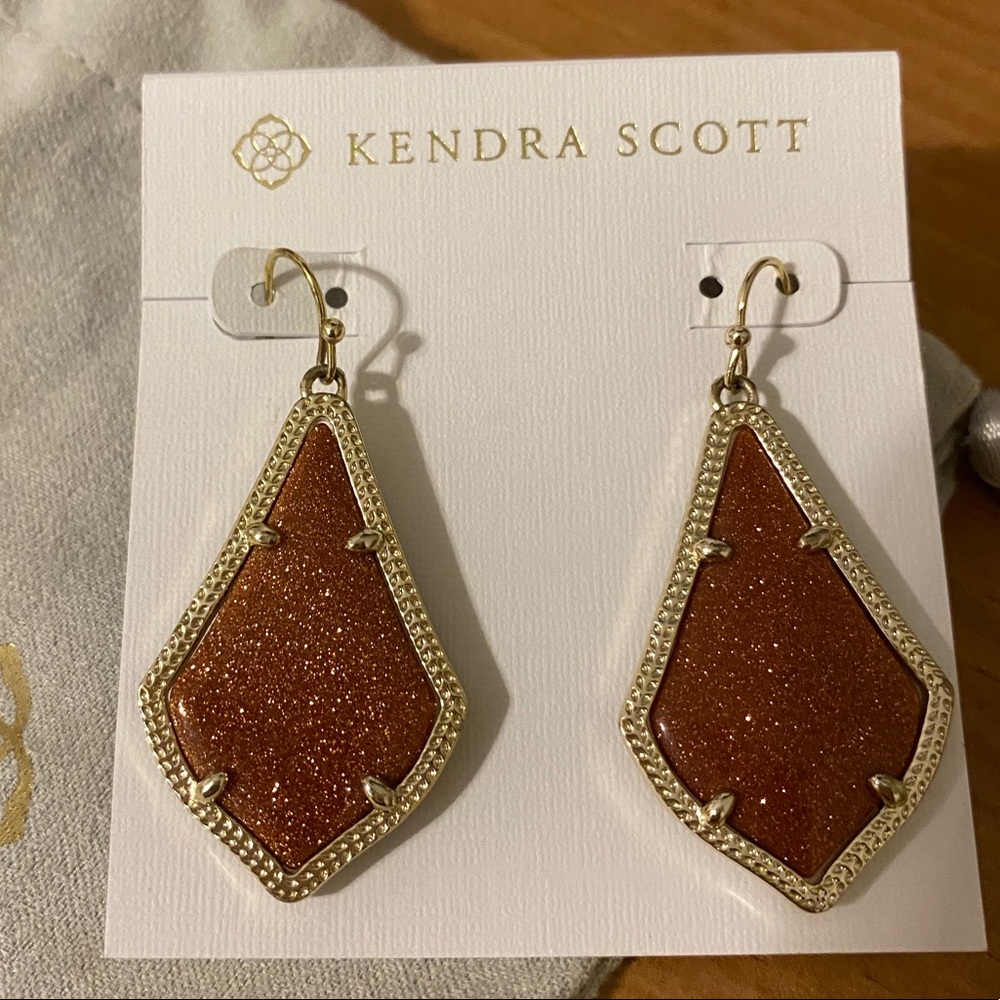 Kendra Scott Gold/Goldstone Alex Earrings